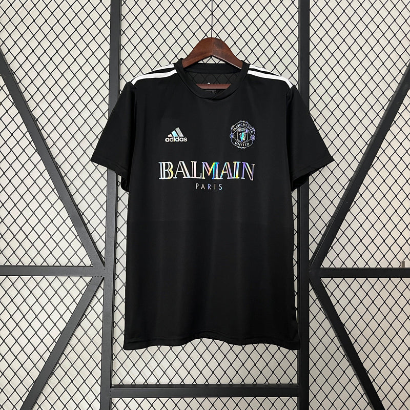 MANCHESTER UNITED LIMITED EDITION BALMAIN PARIS BLACK 24/25 MAN - MMS SPORTS