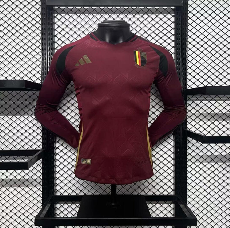 BELGIUM EURO I 2024 MAN (VERSION PLAYER) LONG SLEEVE - MMS SPORTS