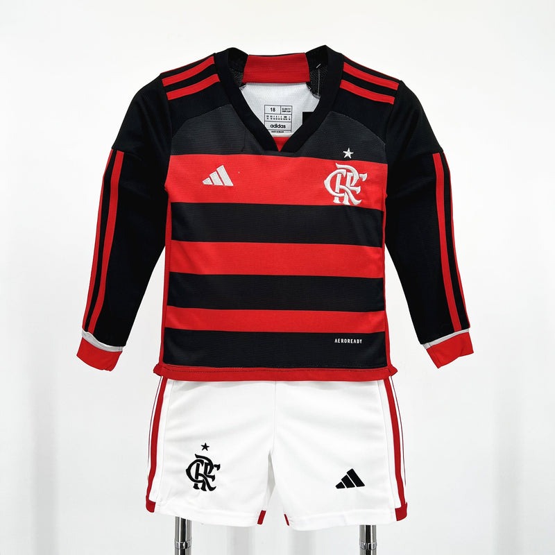 FLAMENGO I 24/25 CONJUNTO INFANTIL (LONG SLEEVE) - MMS SPORTS