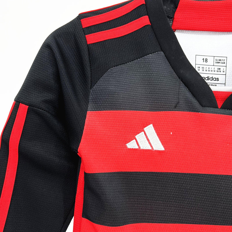 FLAMENGO I 24/25 CONJUNTO INFANTIL (LONG SLEEVE) - MMS SPORTS