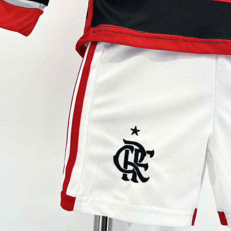 FLAMENGO I 24/25 CONJUNTO INFANTIL (LONG SLEEVE) - MMS SPORTS