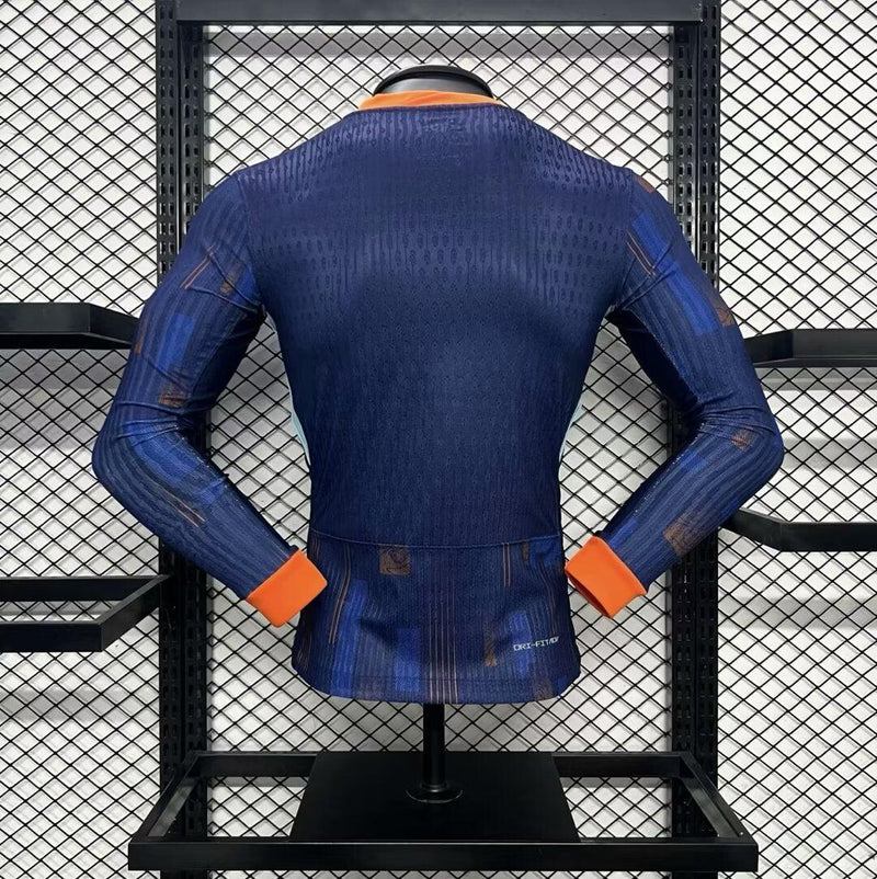 NETHERLANDS EURO II 2024 MAN (VERSION PLAYER) LONG SLEEVE - MMS SPORTS