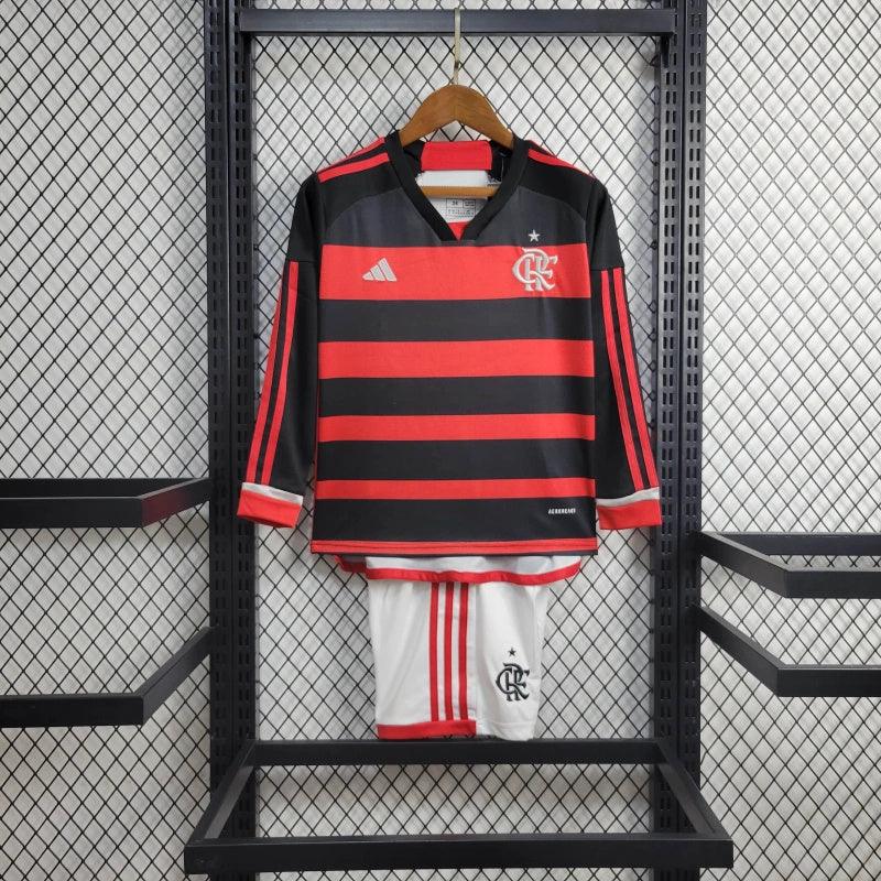 FLAMENGO I 24/25 CONJUNTO INFANTIL (LONG SLEEVE) - MMS SPORTS